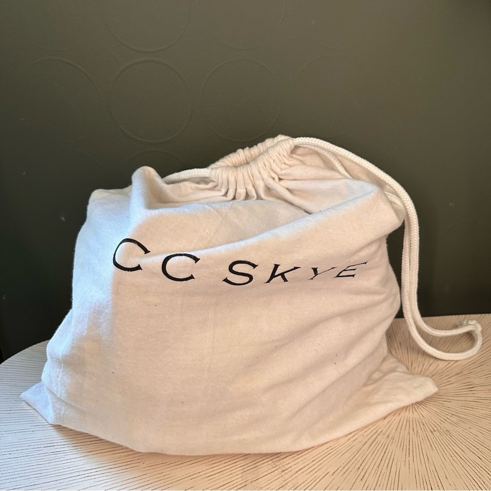 CC Skye | Brown and Cream Animal Print Leather Shoulder Bag - Picture 15 of 15